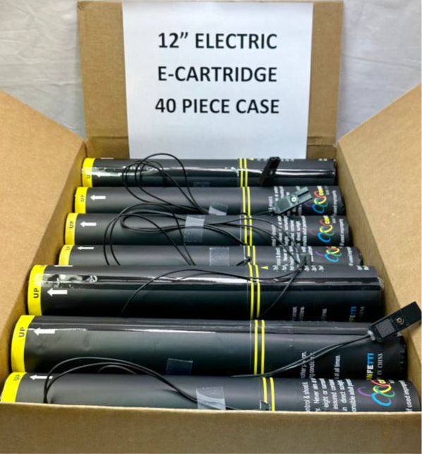 E-Cartridge (Electric/Small shot) - 12" (case of 40)