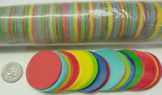 Circles, Stacked Tissue, 1/2 lb multi color sleeve