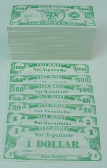 Cannon Cash, 1000 stacked bills