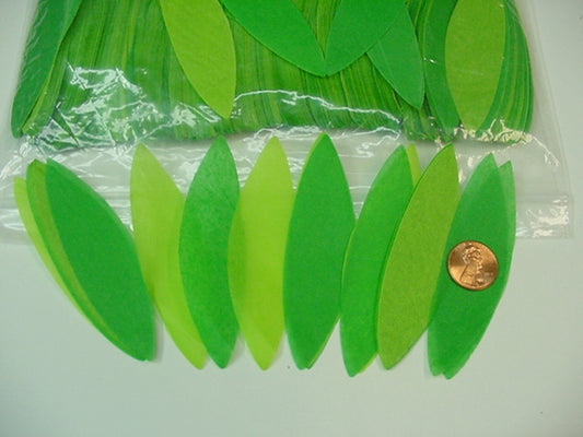 Long Green Leaf, 3.5" Tissue, 1/2 lb. bag