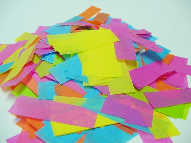 WOW Turbofetti Tissue rectangles (bulk)