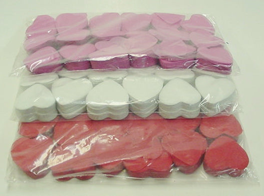 Hearts, 2" Stacked Tissue, 1/2 lb bag