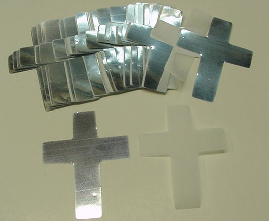Cross, 3" Stacked Metallic/Tissue, 5000 Piece Sleeve