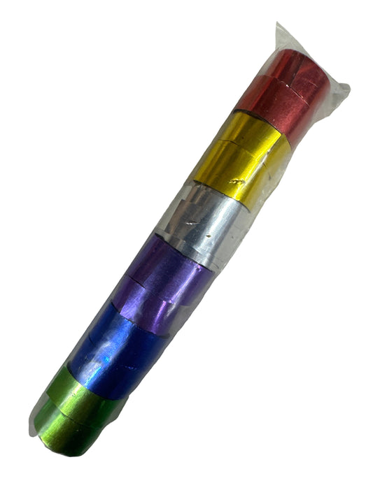 25' Foot Metallic PVC Streamers