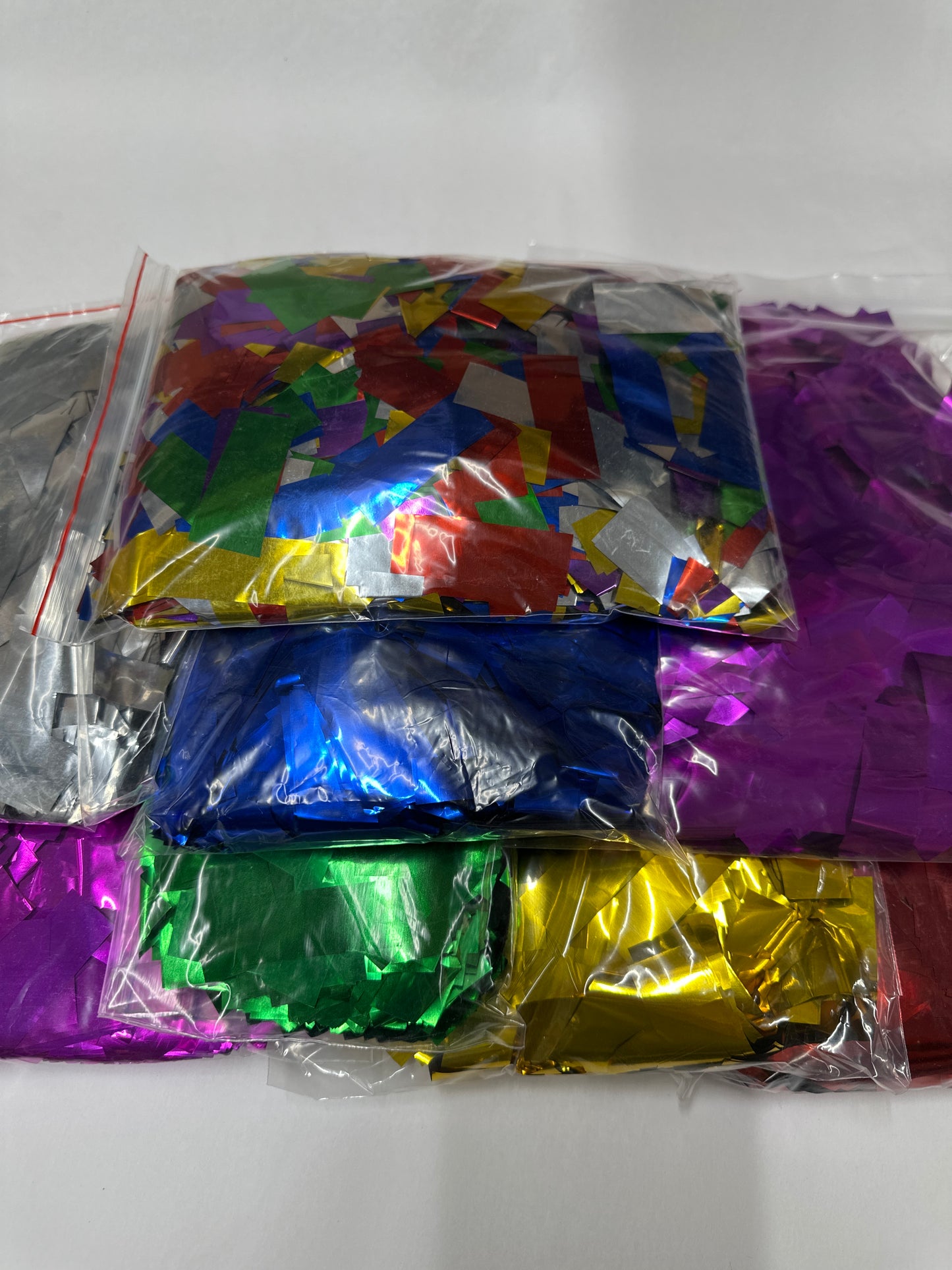 WOW Metallic TurboFetti Rectangles (BULK)