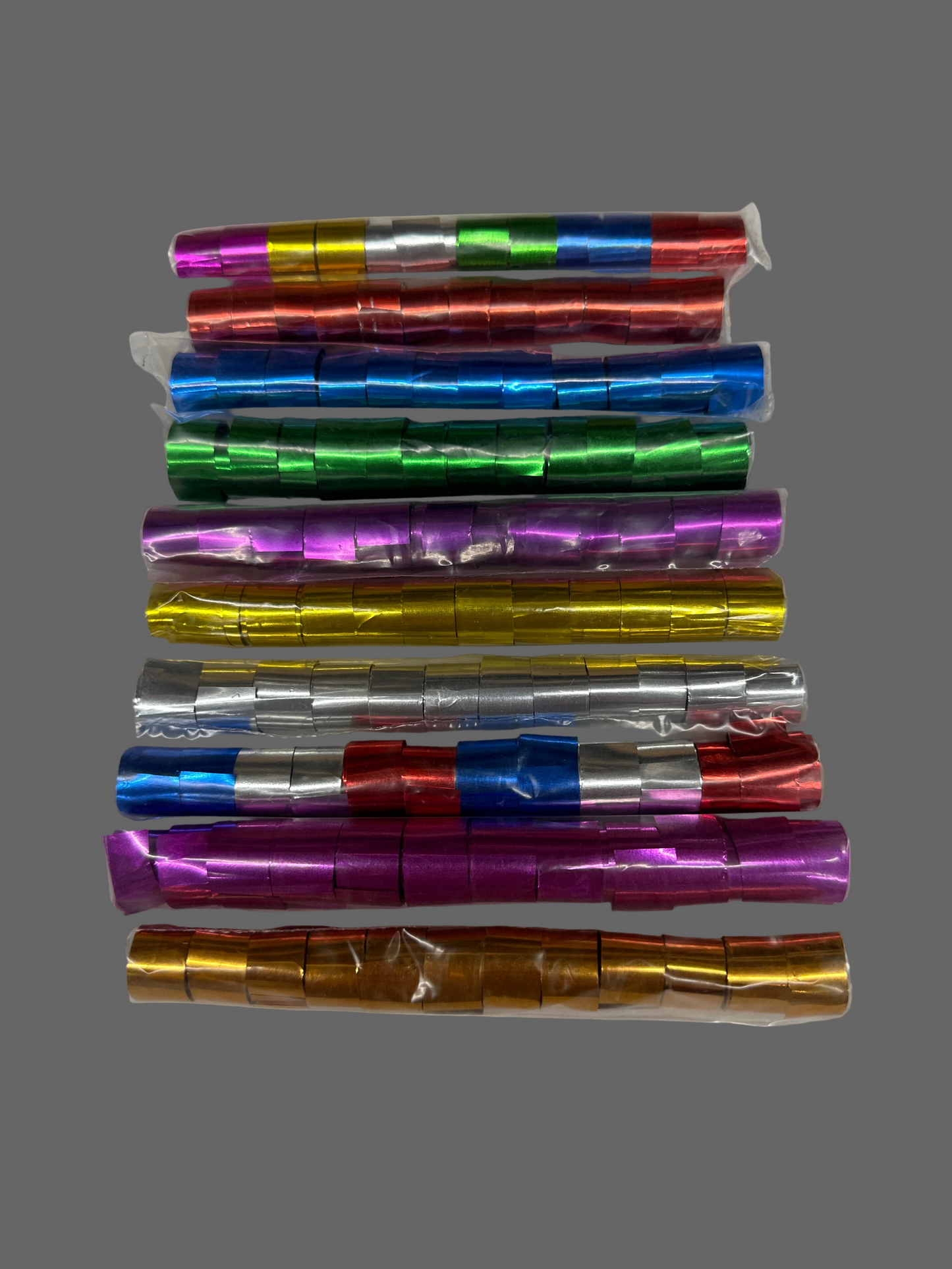 12' Foot Metallic PVC Streamers