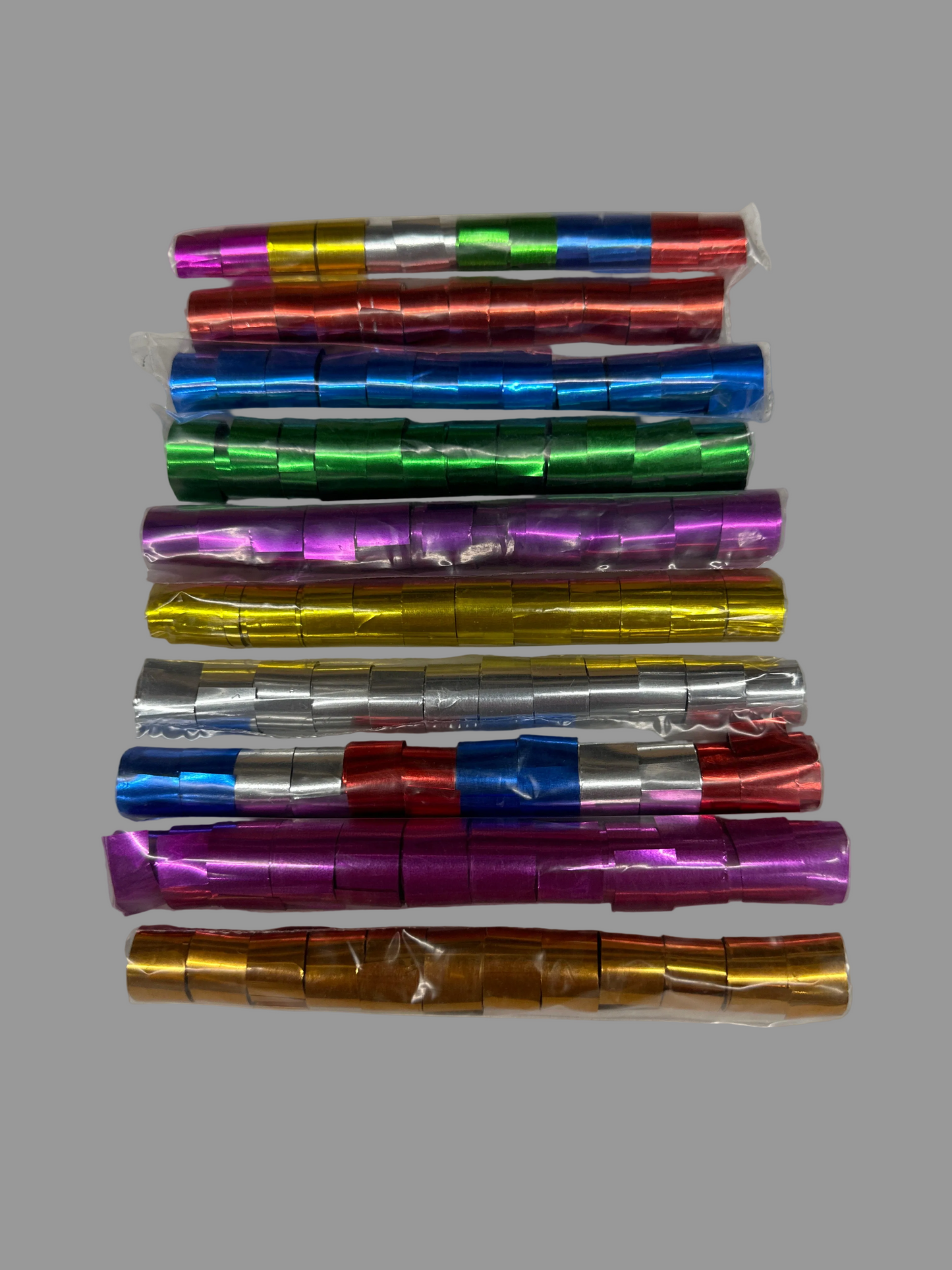 12' Foot Metallic PVC Streamers