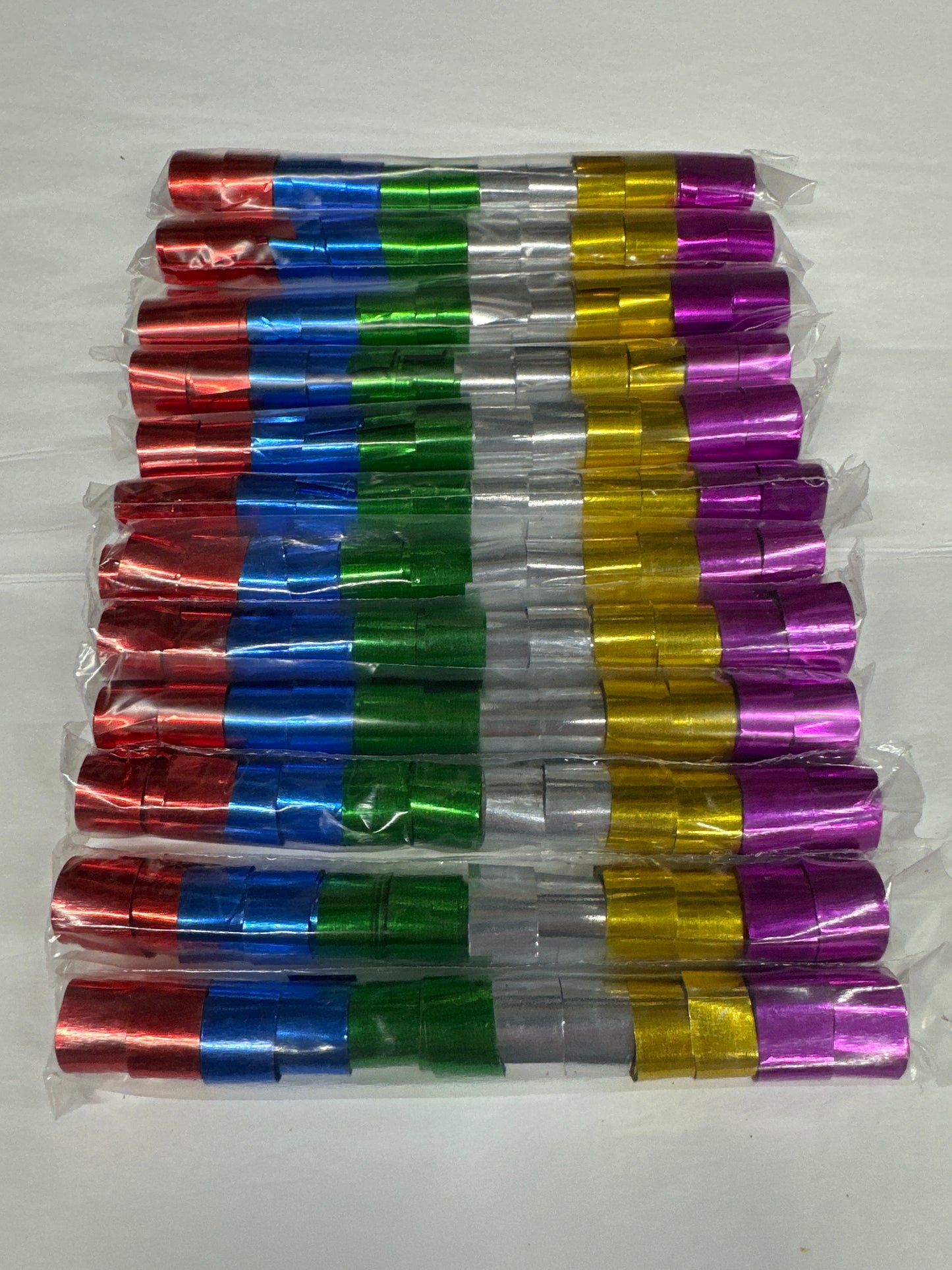 12' Foot Metallic PVC Streamers (12 Sleeves)