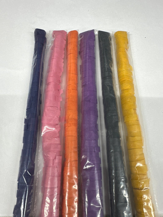 12' Tissue Streamers - 60 roll sleeve, 1/4" cut
