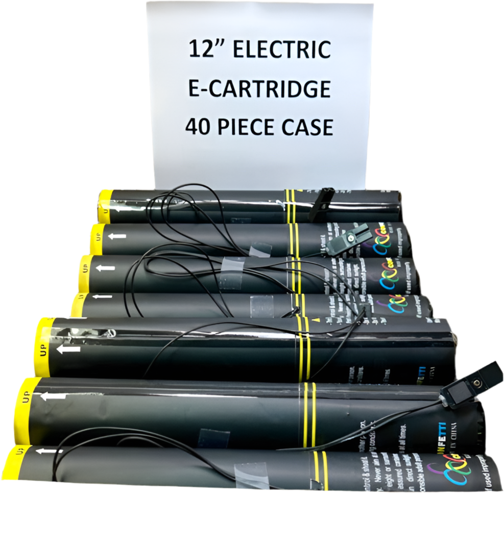 E-Cartridge (Electric/Small shot) - 12" (case of 40)