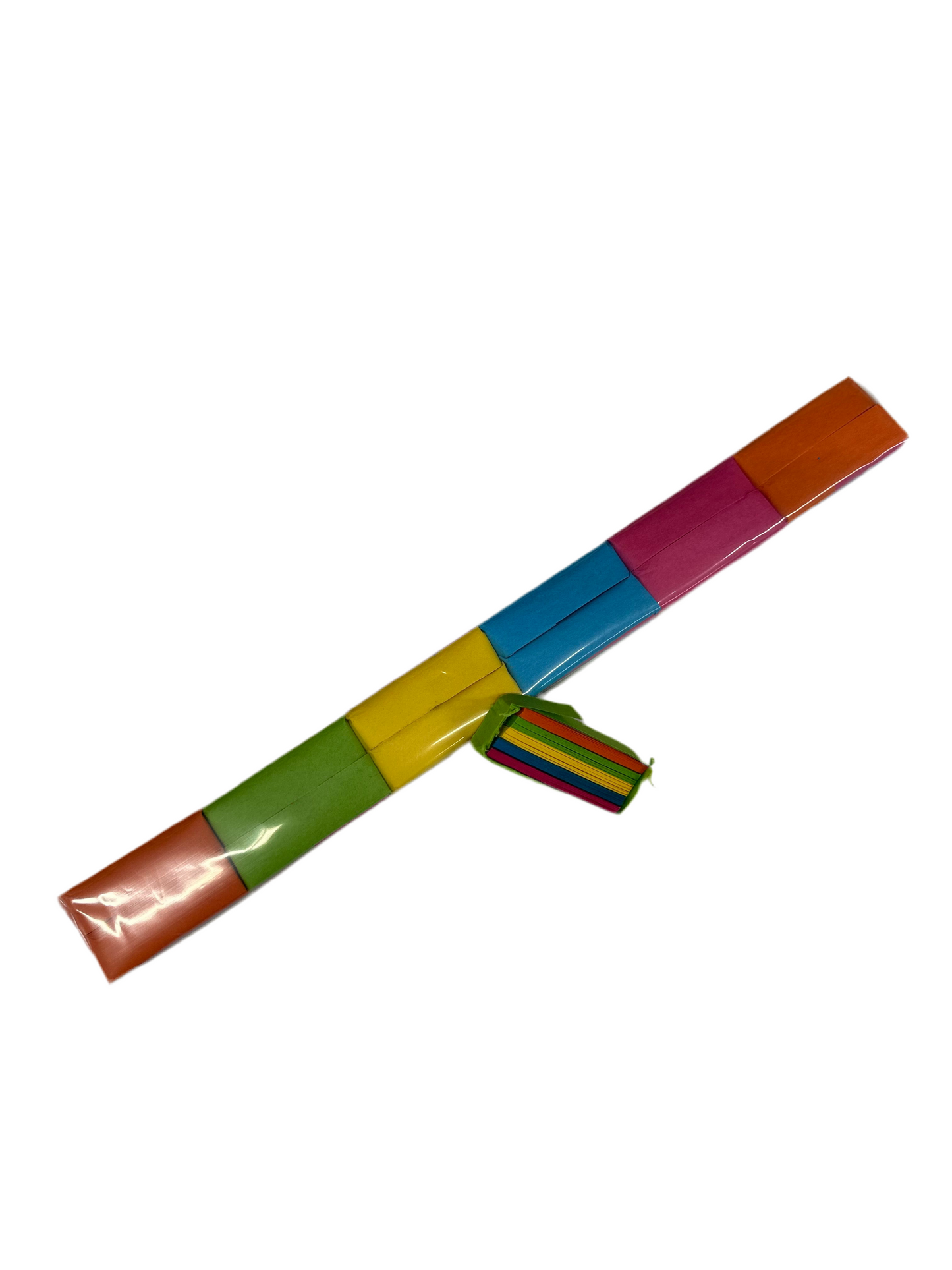 Turbofetti Sleeves- Tissue material, 2" x 5/8" cut