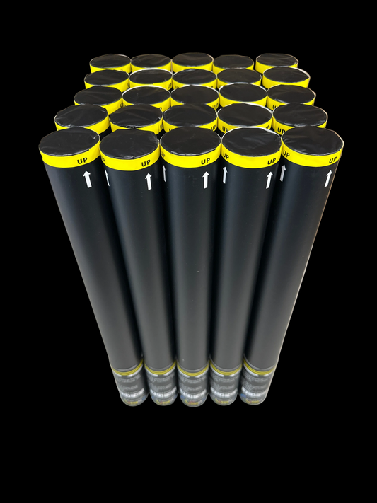 Quick Shot Handheld Disposable Cannon - 20" Medium Shot Case (25 Shots)