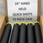Quick Shot Handheld Disposable Cannon - 24" Large Shot Case (25pcs)