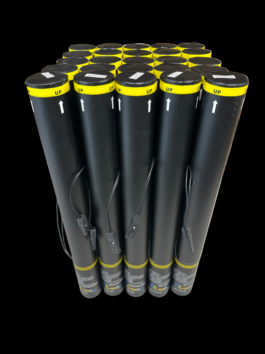 E-Cartridge 19" Tube (Medium Shot Case of 25pcs)