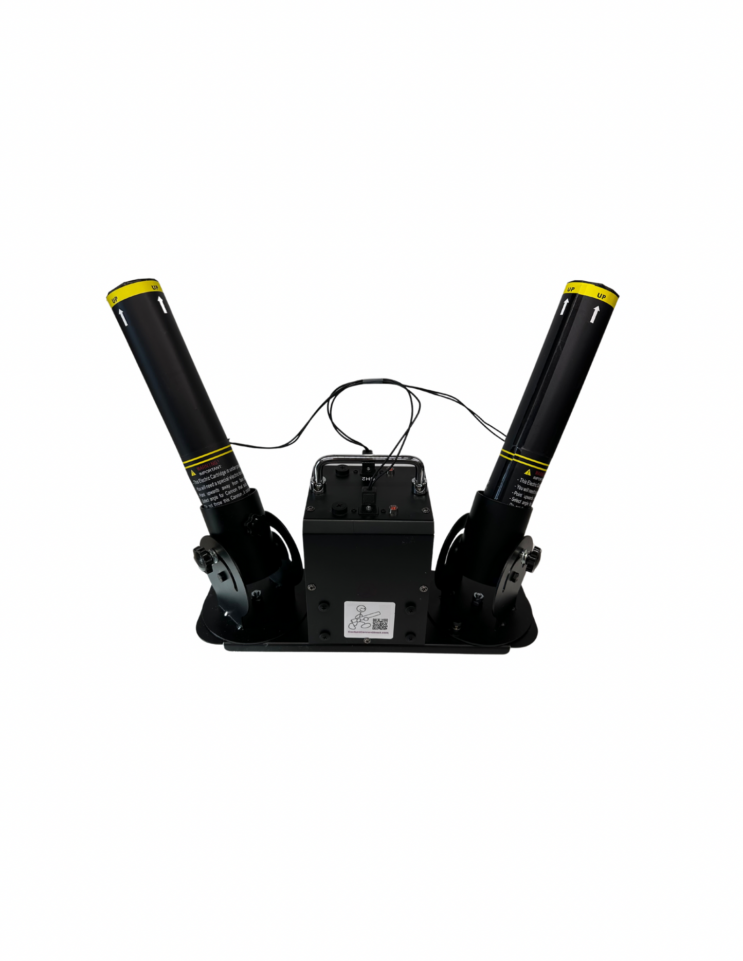Double Shot Wireless DMX E-Cartridge Cannon