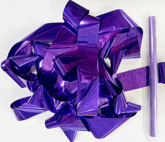 Purple Ribbon wrap Streamers