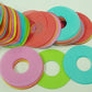 Confetti O's 2" Stacked Tissue