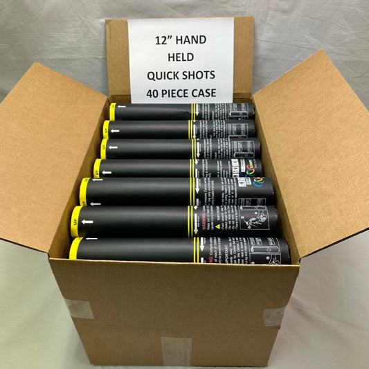 Quick Shot Handheld Disposable Cannon - 12" Standard shot (40)