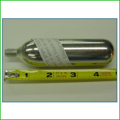 38 Gram, Small Neck Threaded Type CO2 Cartridges