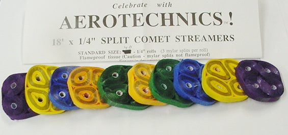 18' Split Comet Streamers